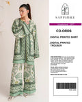 Sapphire Digital Printed Co-Ords Set (Shirt & Trouser)