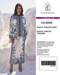 Sapphire Digital Printed Co-Ords Set (Shirt & Trouser)
