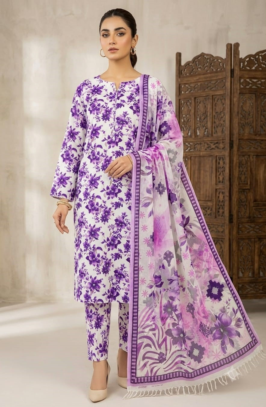 Bambar Dupatta Allover Printed 3PC