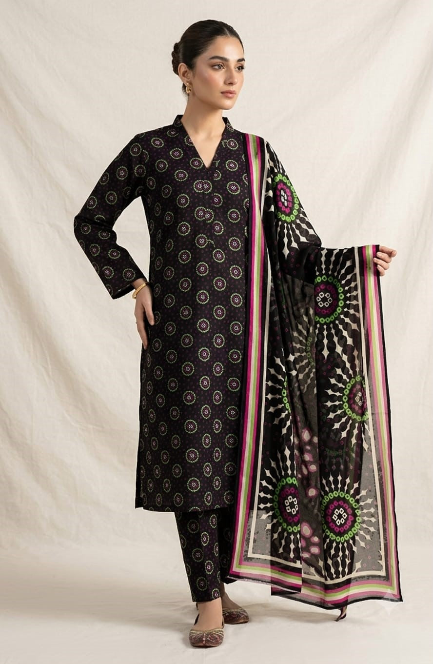 Bambar Dupatta Allover Printed 3PC