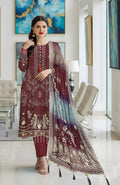 Tassel Stone Lace Dupatta 3PC