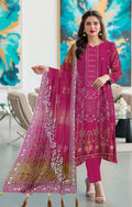 Tassel Stone Lace Dupatta 3PC