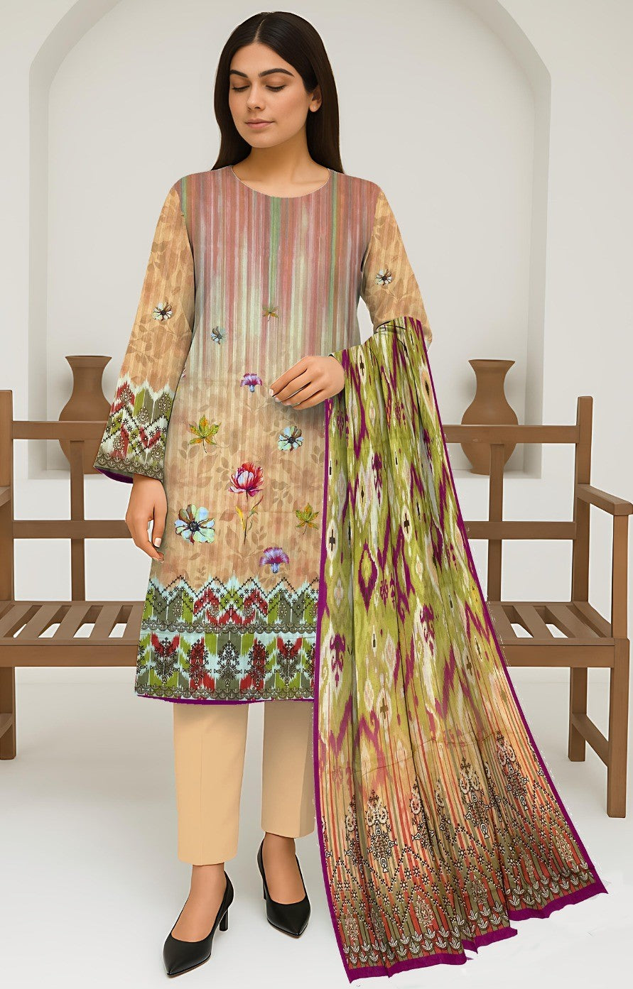 Baana Doria Lawn 3PC