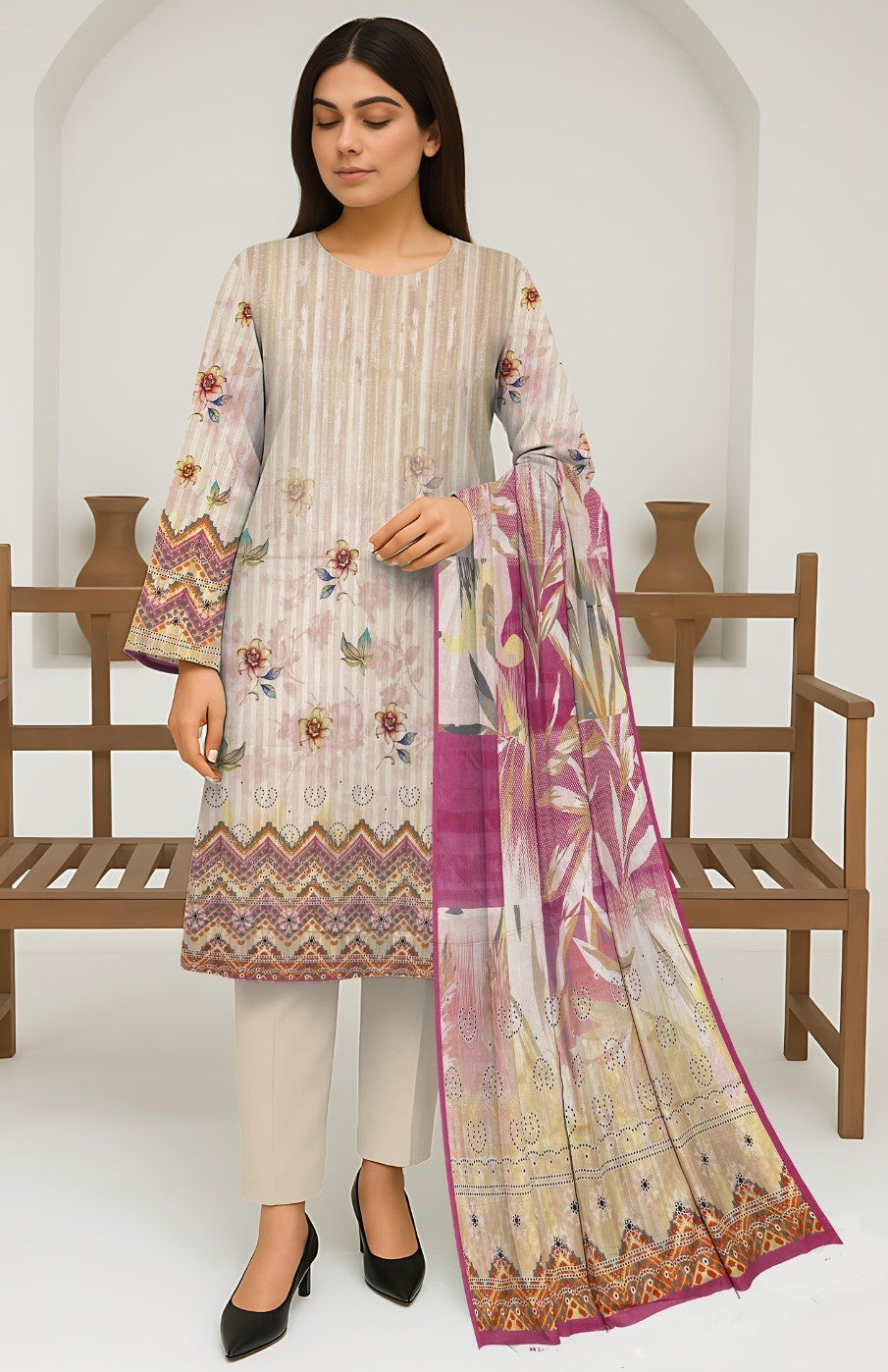 Baana Doria Lawn 3PC