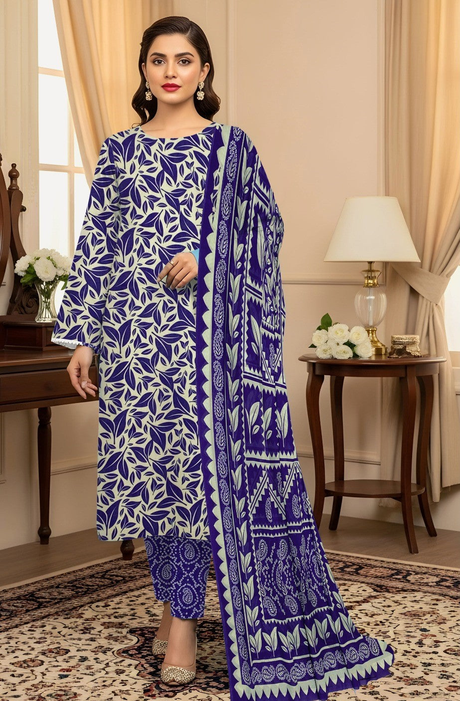 3 Piece Digital Printed Allover